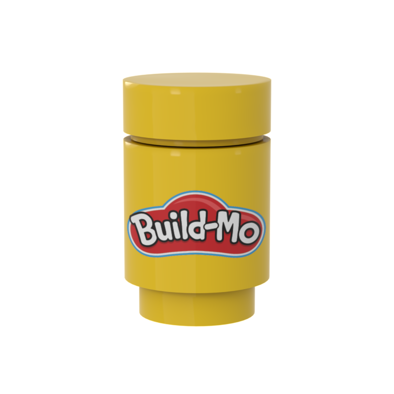 Build-Mo Kids Clay Can for Minifigs