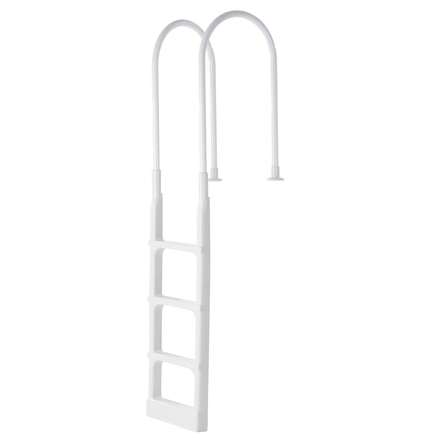 Pool Ladder Thickened 4-Step & 2 Handrails of 300 lb Capacity for 48-54 In Pool