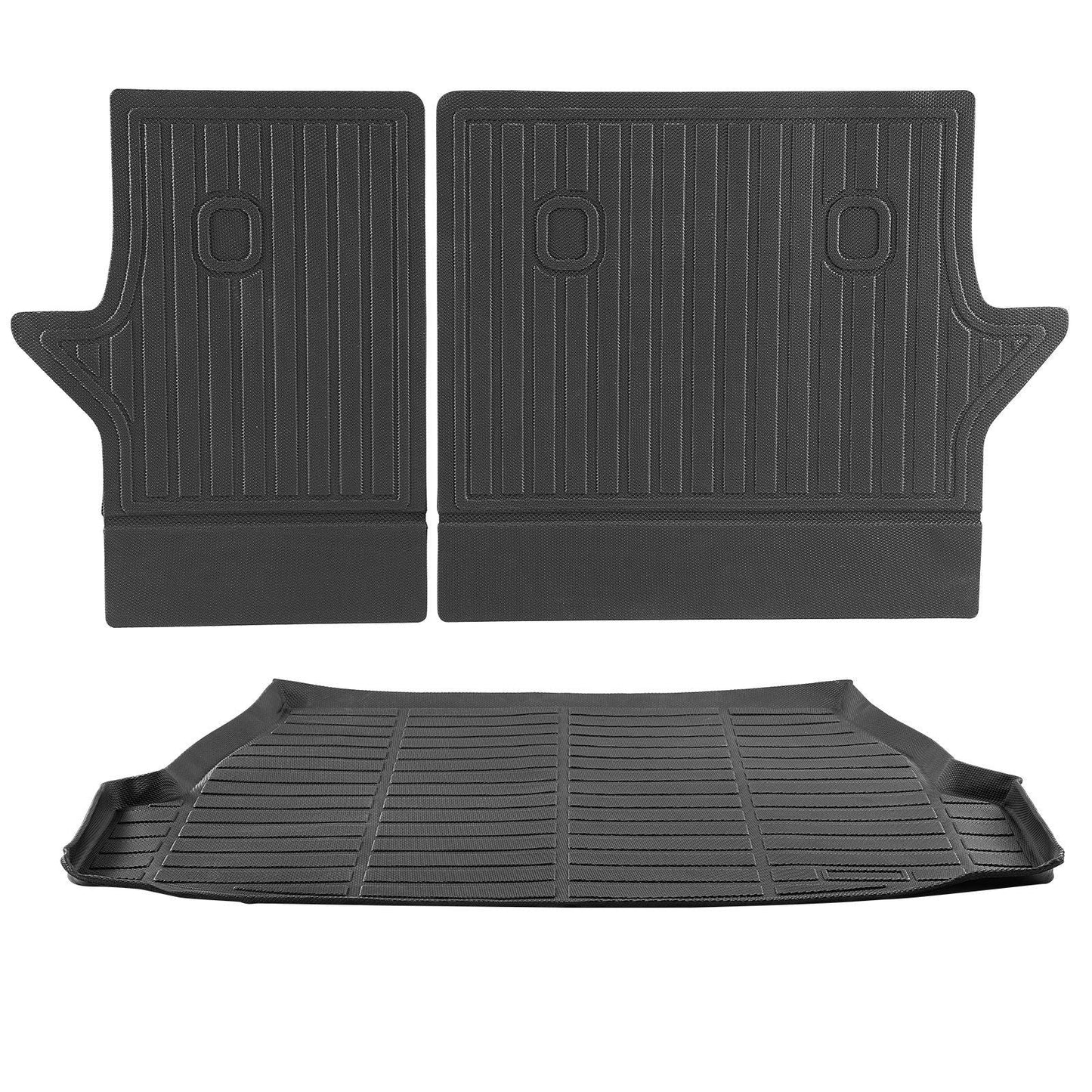 Cargo Mat & Backrest Mat All Weather Custom Fit for Toyota RAV4 2019-2024