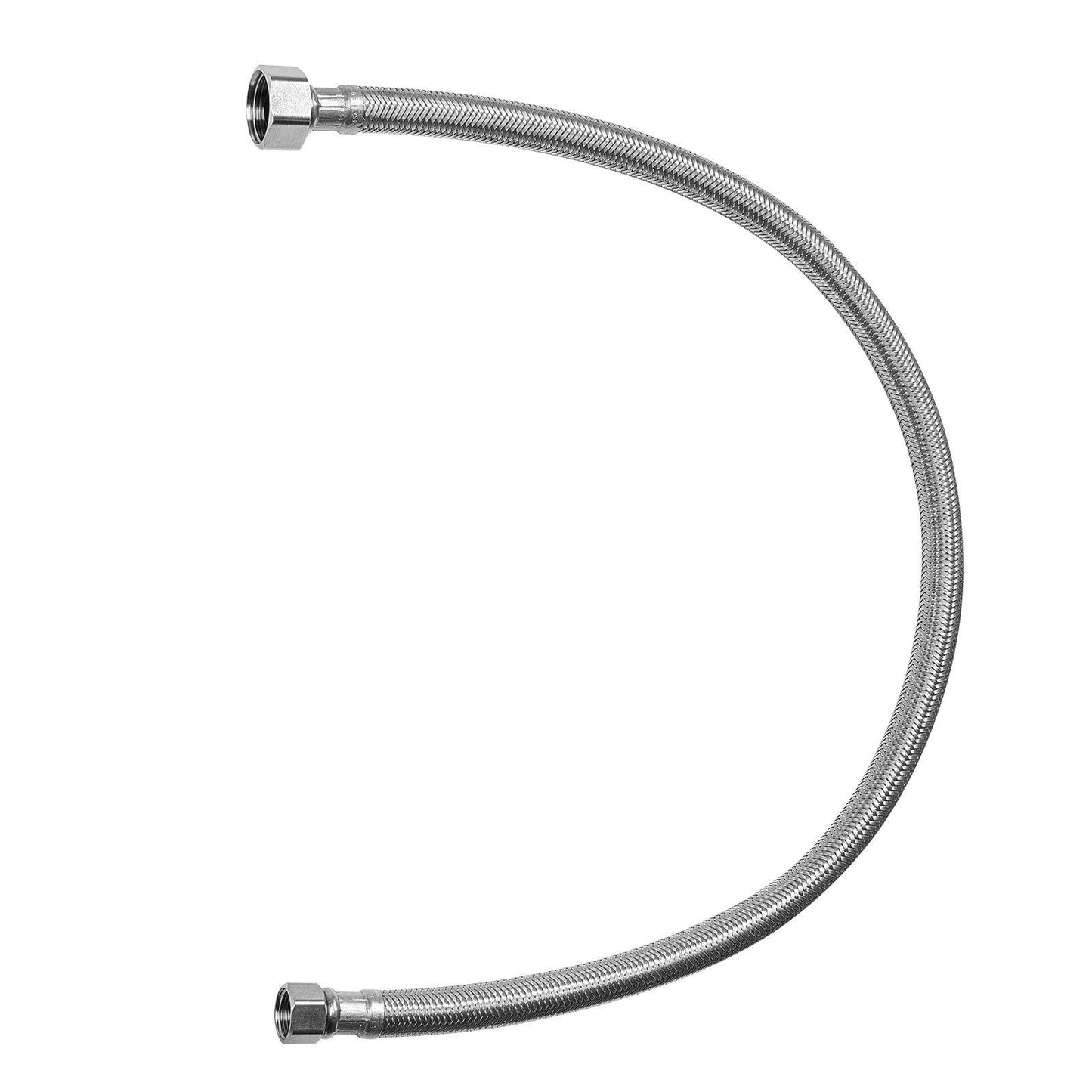 Faucet Supply Line Connector 24 in Length 2 PCS Braided Stainless Steel