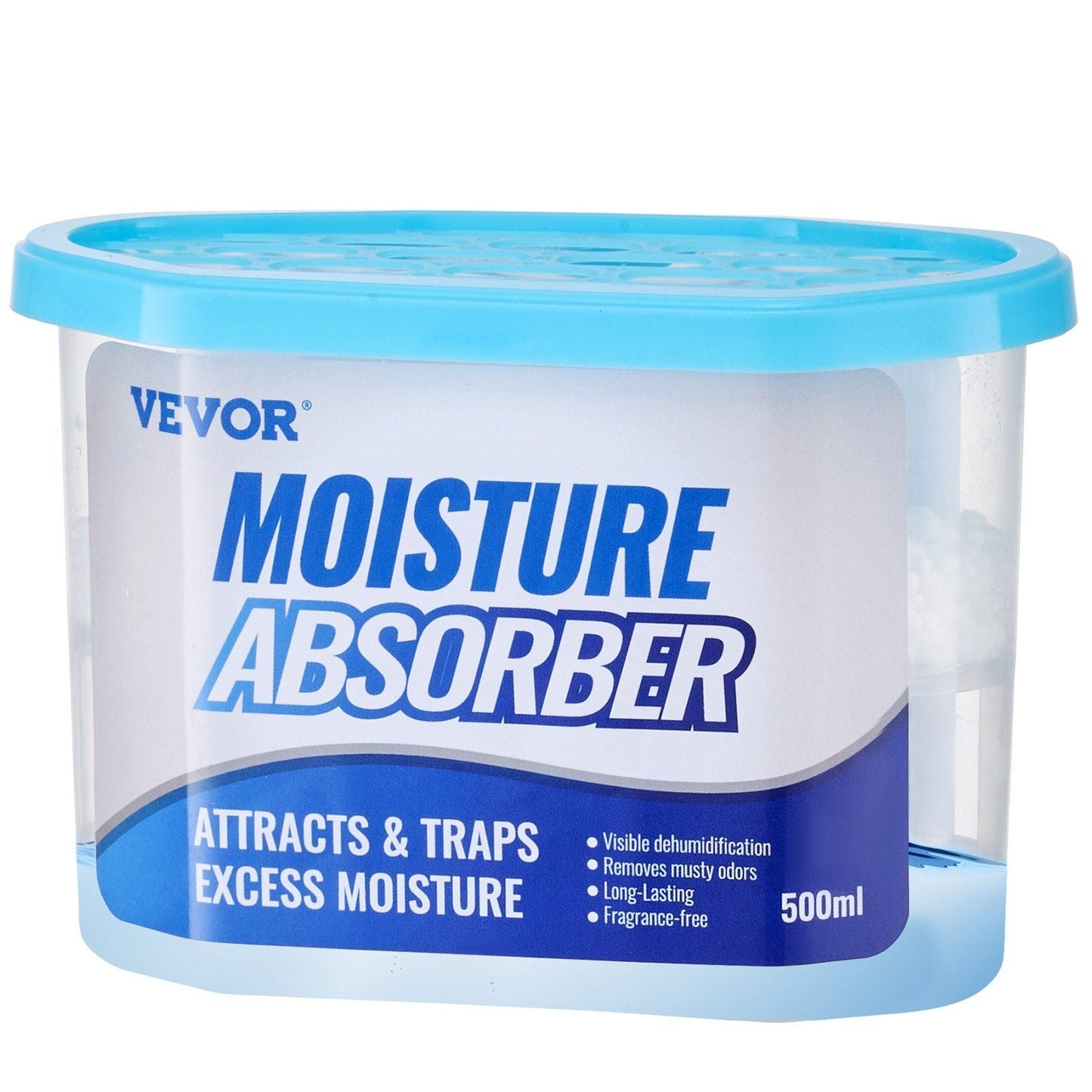 Moisture Absorber Boxes, 10.8 oz Humidity Absorber Boxes(6 Packs), Fragrance Free Dehumidifier Attracts Extra Moisture from Your Bathroom, Closet, and Kitchen