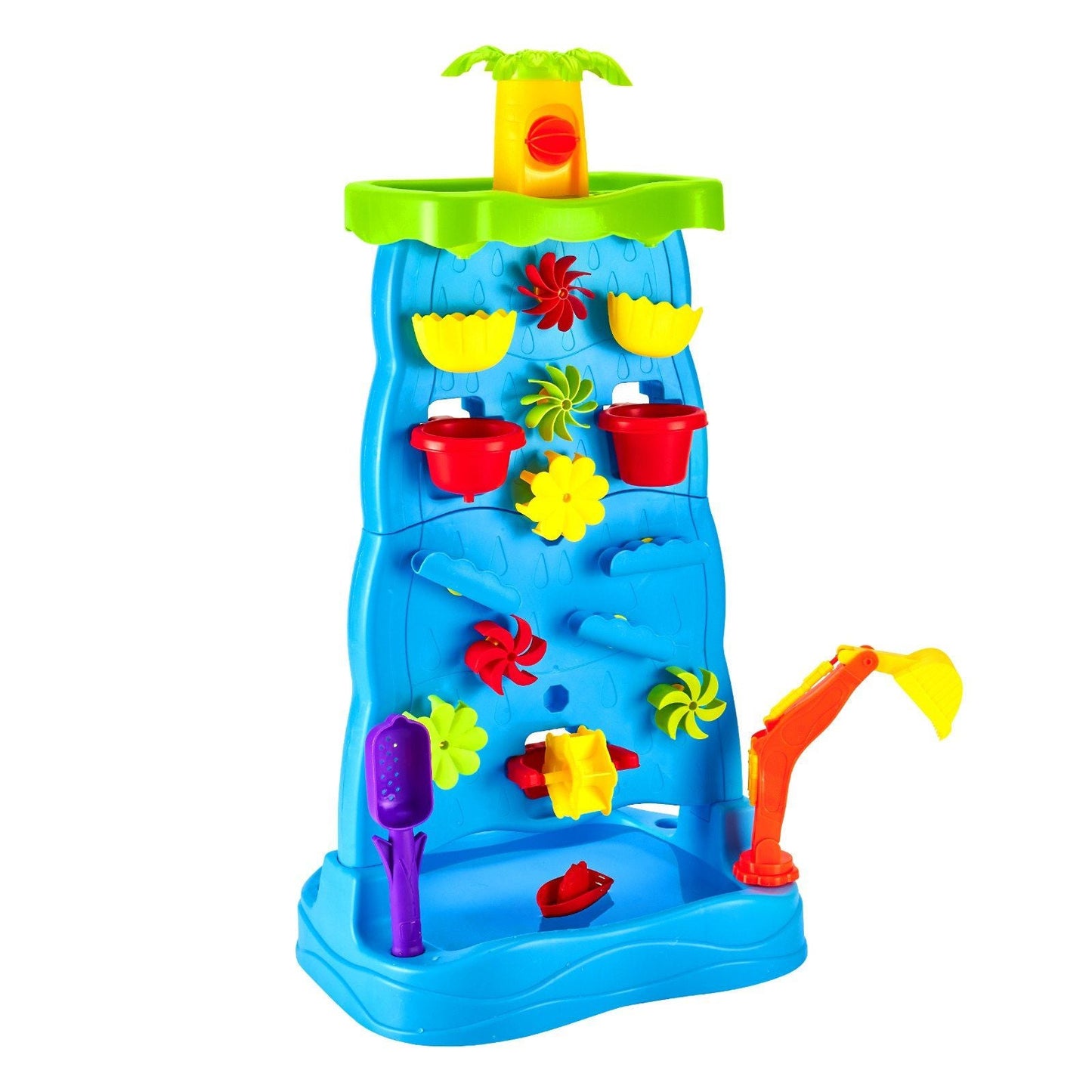 Sand & Water Table for Toddlers Double-Sided Kids Activity Waterfall Table