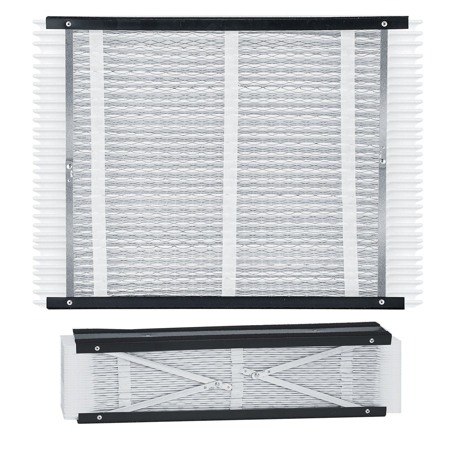 Air Filters MERV 16 Electrostatic Pleated HVAC Furnace Filter 2-Pack 20 x 25 x 4