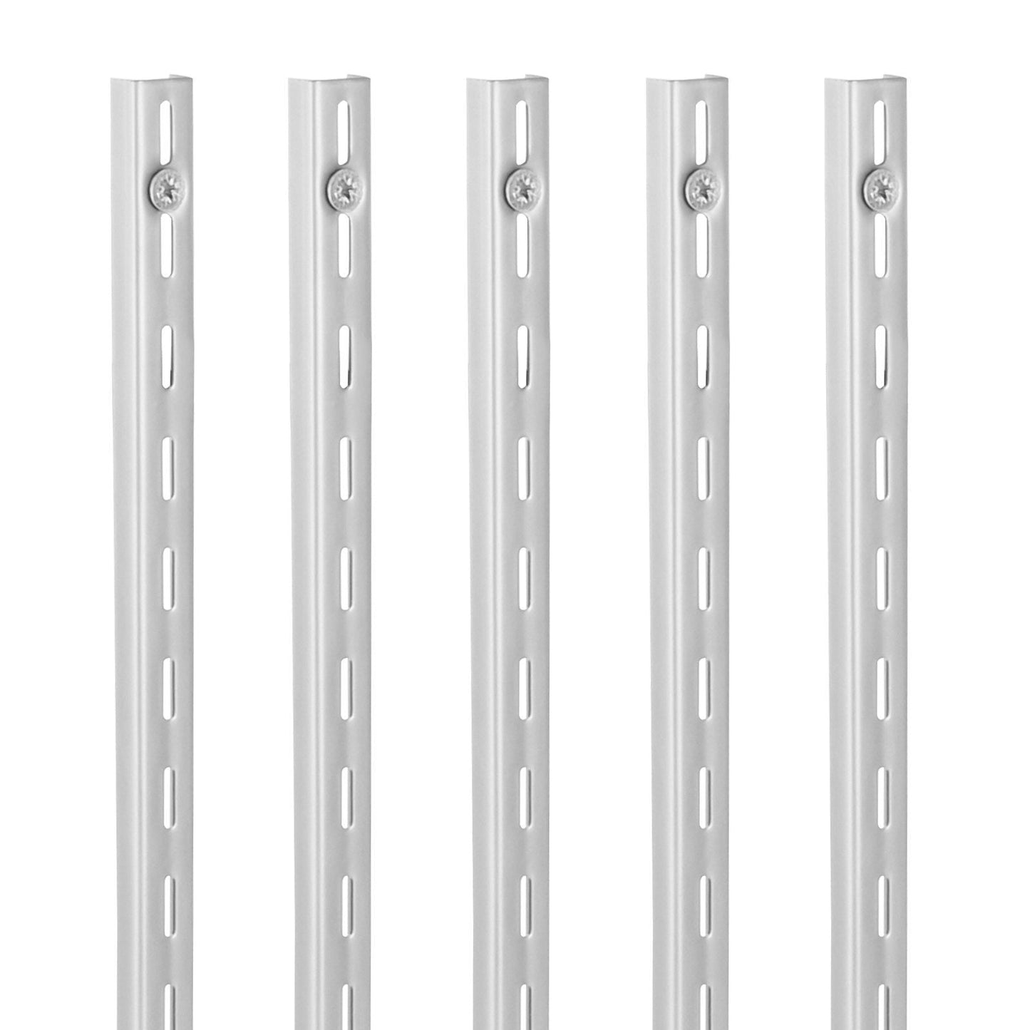 Shelf Track 39-inch 10 Pack Adjustable Steel Wall Mounted Shelf Pilaster