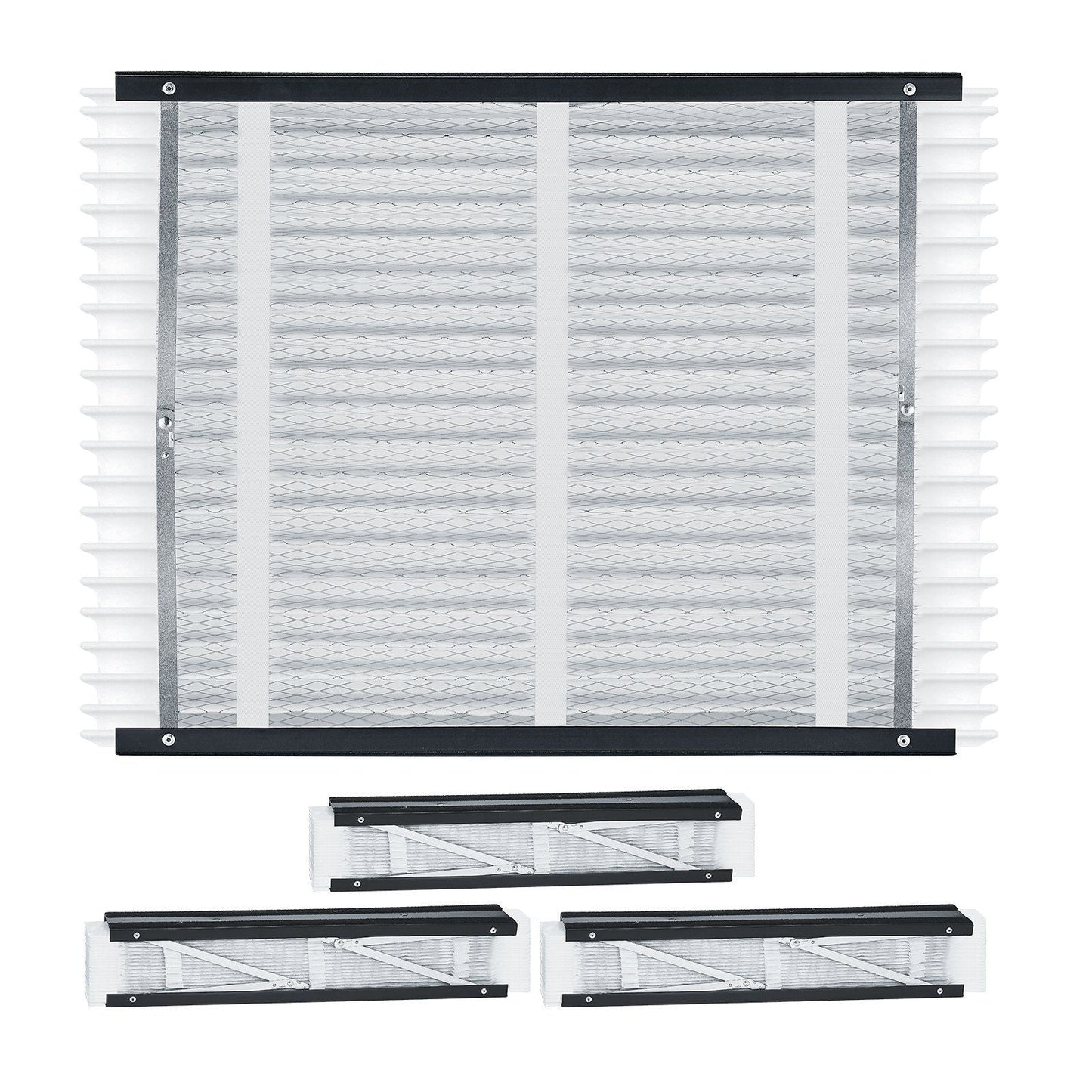Air Filters MERV 11 Electrostatic Pleated HVAC Furnace Filter 4-Pack 20 x 25 x 4