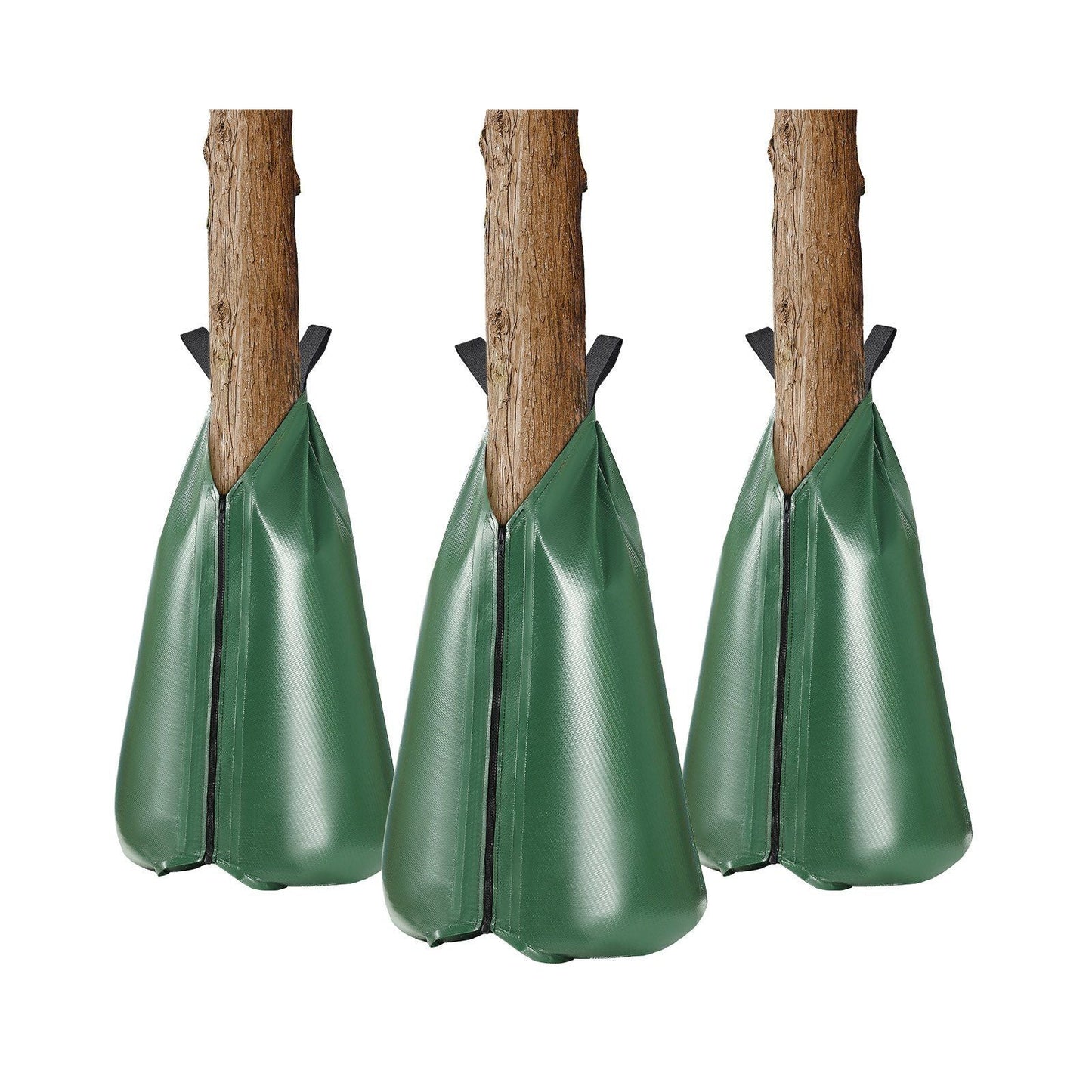 Tree Watering Bag Slow Release 3 Pack 20 Gallons, Water Bags for Trees, Refillable Tree Drip Irrigation Bags with Zipper, Durable Tree Watering System for Deep Root Targeting
