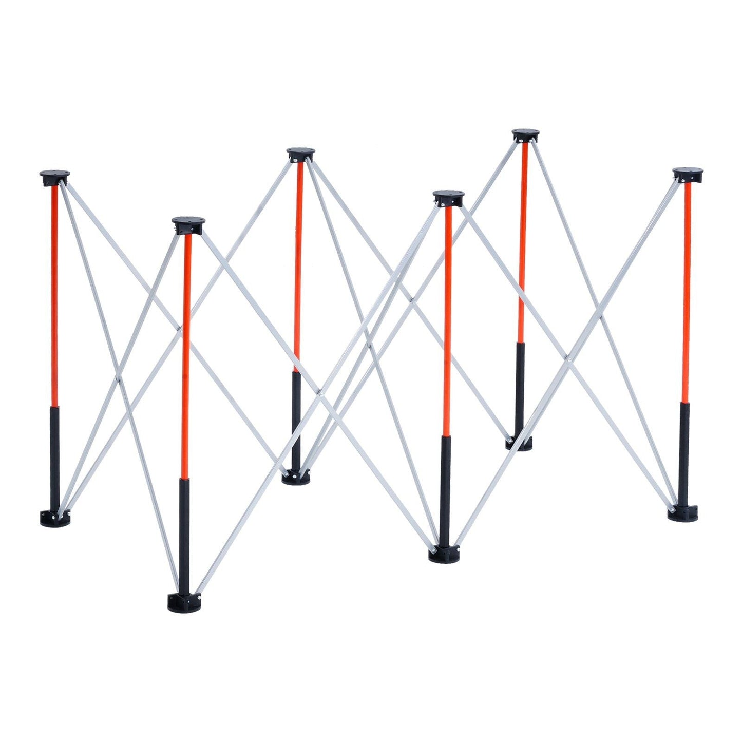 Portable Folding Workstand 4.15 x 2.18ft Collapsible Work Stand 2500lbs Capacity