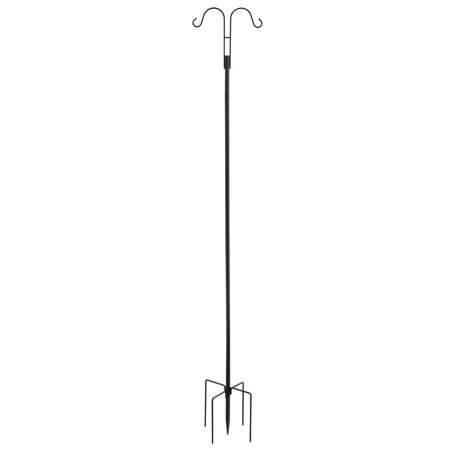 Double Shepherds Hook 8 Pack 76 Inch Heavy Duty Bird Feeder Pole
