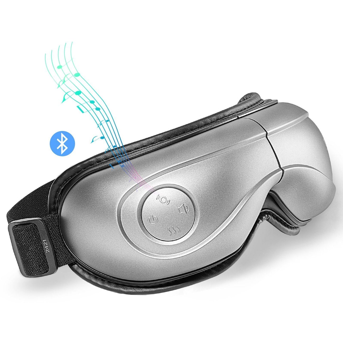 Heated Eye Massager Eye Care Device 5 Modes Bluetooth Music 180° Foldable