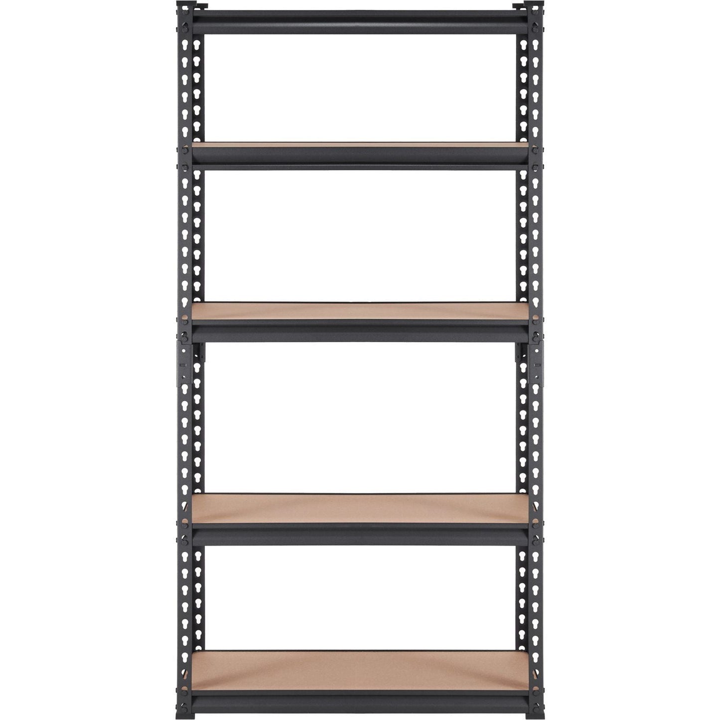 Storage Shelving Unit, 5-Tier Adjustable, 2000 lbs Capacity, Heavy Duty Garage Shelves Metal Organizer Utility Rack, Black, 30" L x 12" W x 60" H for Kitchen Pantry Basement Bathroom Laundry