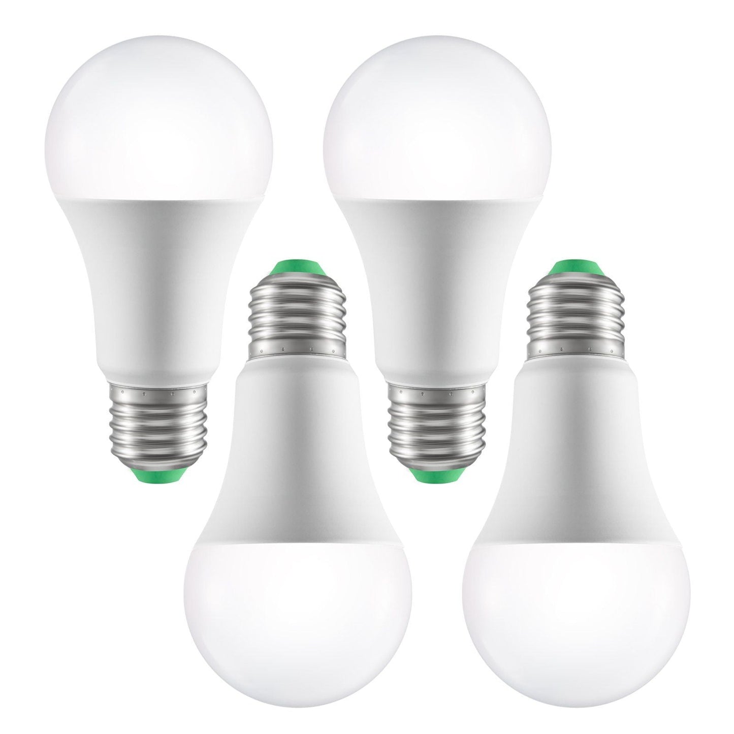 Smart Light Bulbs, 4-Pack, 9W Multicolor LED Bulbs, 800 Lumens with Smart Control Compatibility for Vera, Google Assistant, Amazon Alexa, iOS, Android, RGB Color Changing