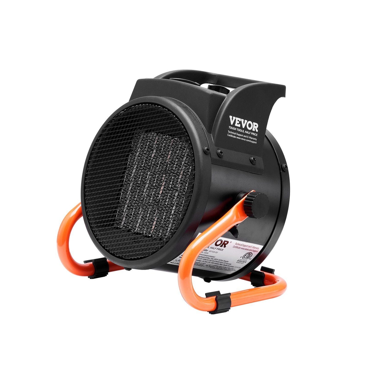 Greenhouse Heater, 1500W PTC Fast Heating with Overheat Protection, 3-Speed Setting Small Grow Tent Heater, Electric Portable Heater Fan for Green House, Flower Room, Workplace