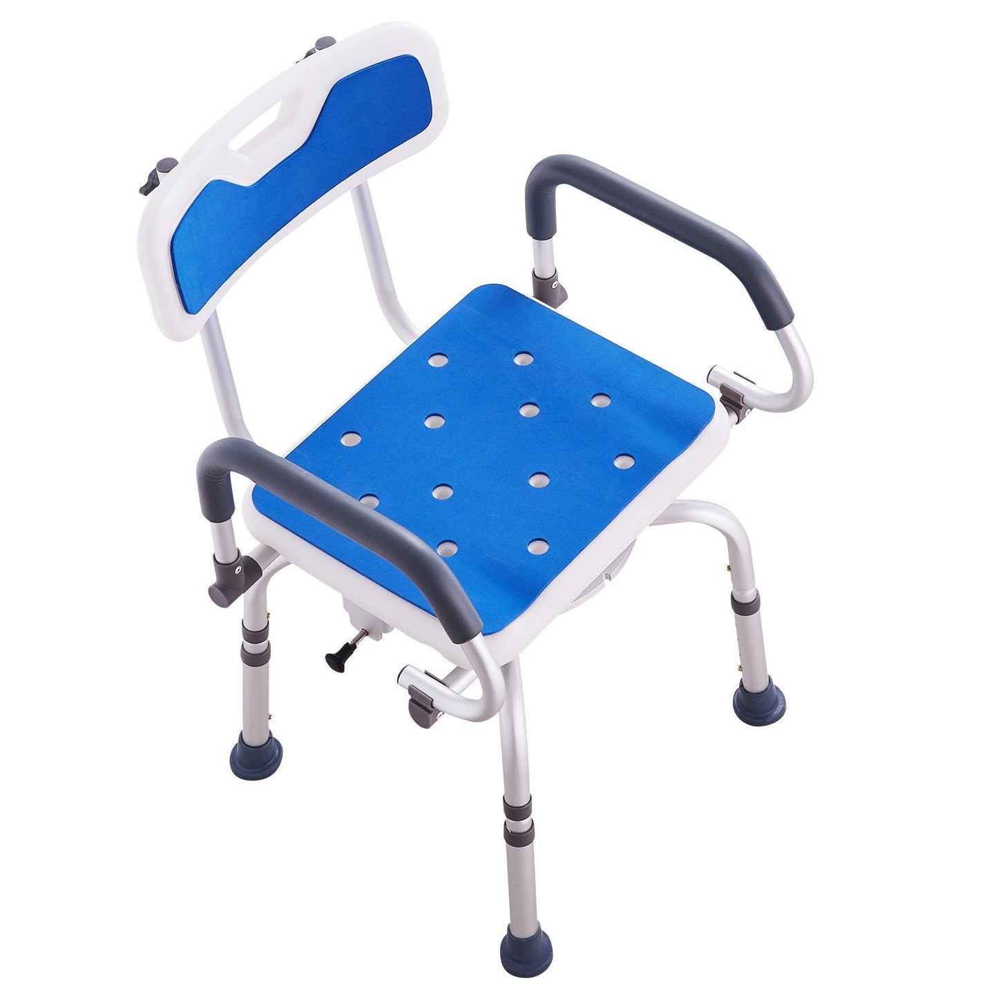Shower Chair 360° Swivel Bathtub Shower Seat with Pivoting Arms 400LBS