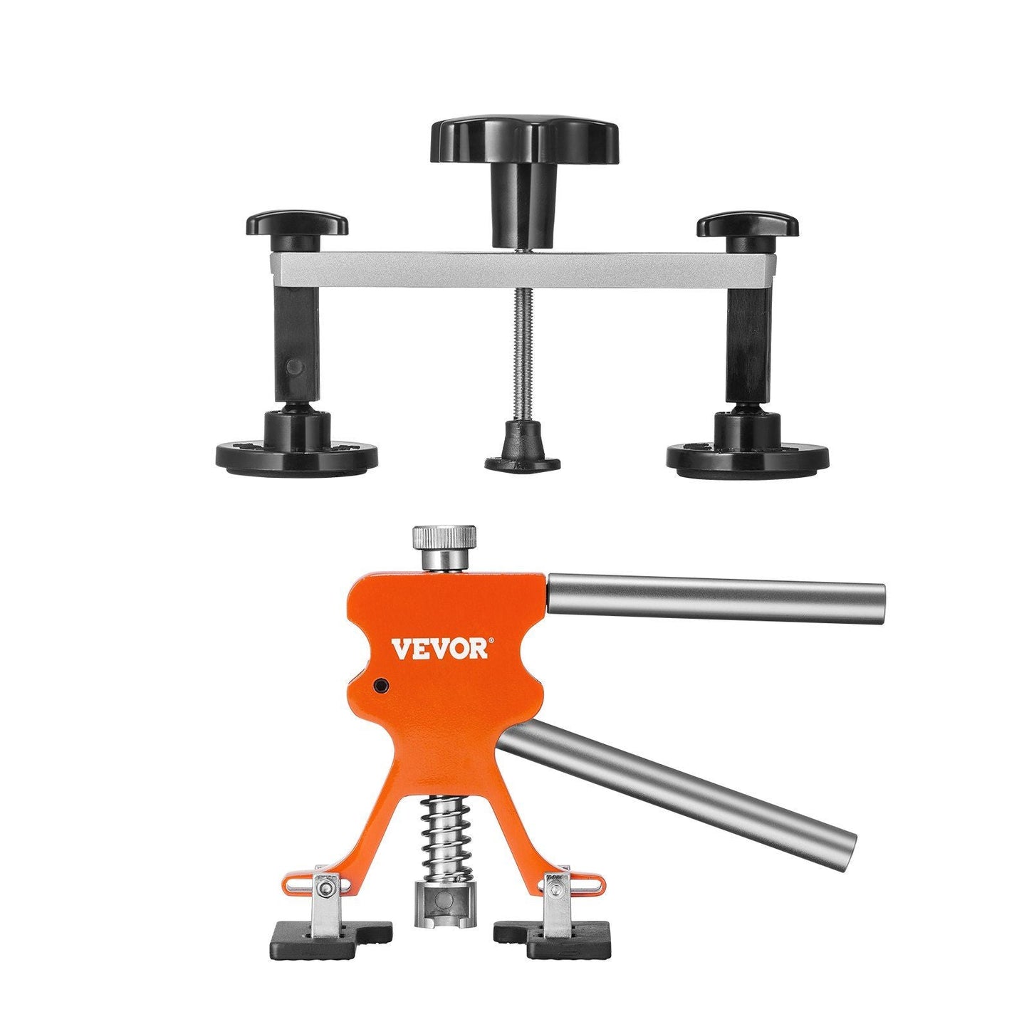 56 PCS Dent Removal Kit, Paintless Dent Repair Kit with Golden Lifter, Bridge Puller, Car Dent Puller with Puller Tabs, Hot Glue Gun for Auto Body Dents, Hail Damage, Door Ding