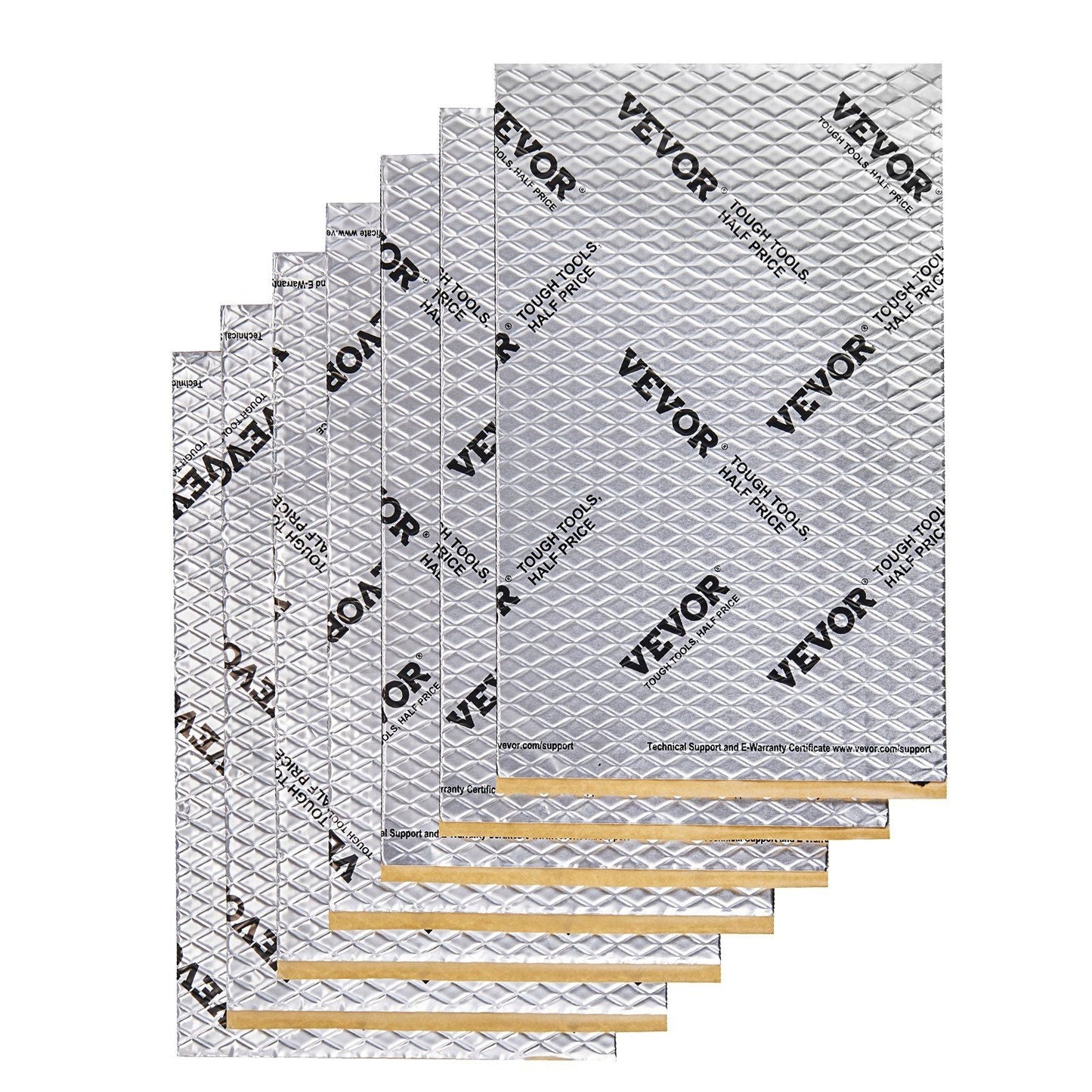 Car Sound Deadening Mat, 50 mil 52 sqft Car Sound Dampening Material, Butyl Automotive Sound Deadener, Noise Insulation and Vibration Dampening Material for Car