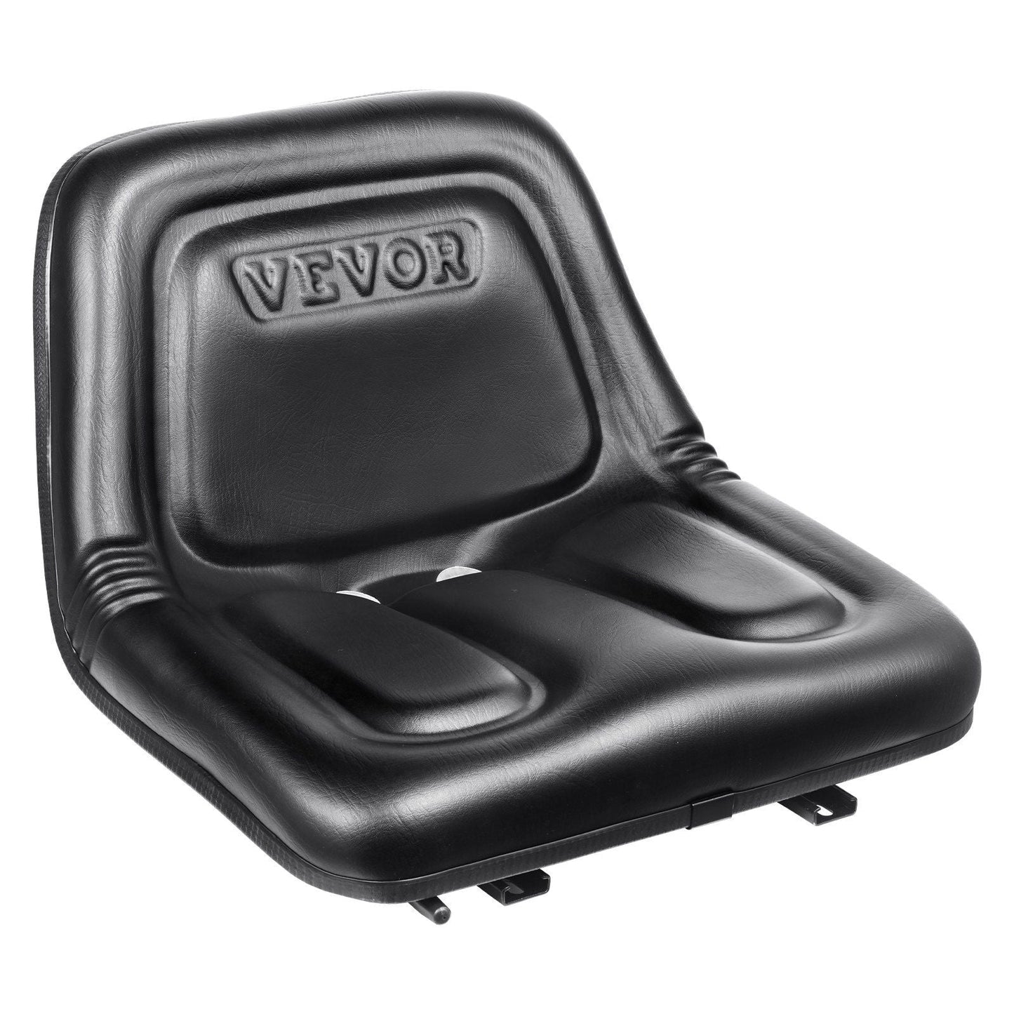 Universal Tractor Seat, Lawn Mower Seat with Micro Switch and Drainage Holes, 6.3-11.8 inch Extended Slot Tractor Seat for Tractor Loader Excavator