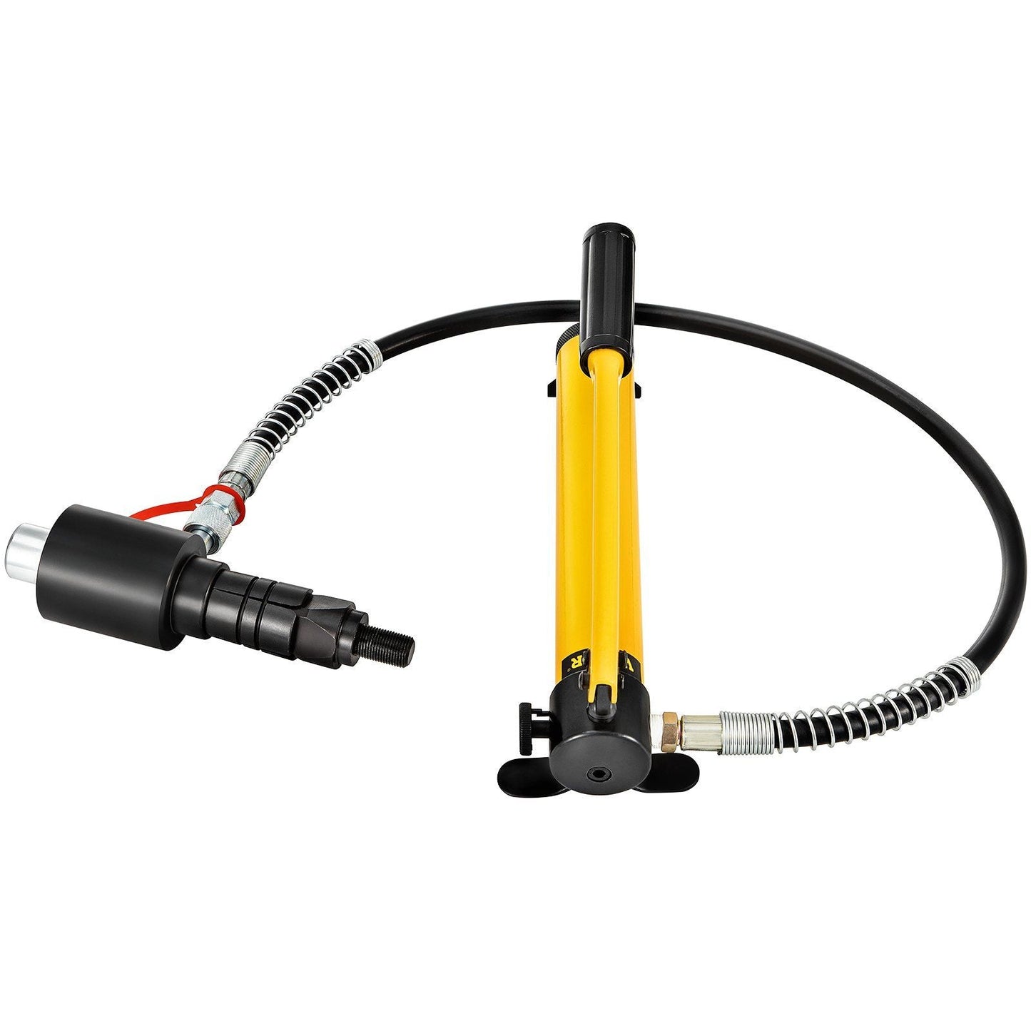Hydraulic Exhaust Pipe Expander, 1-5/8" to 4-1/4" size, 10 T Manual Hydraulic Pipe Stretcher w/4 Dies and 2 Storing Case for Copper, Aluminum Tubes in Car Repairing