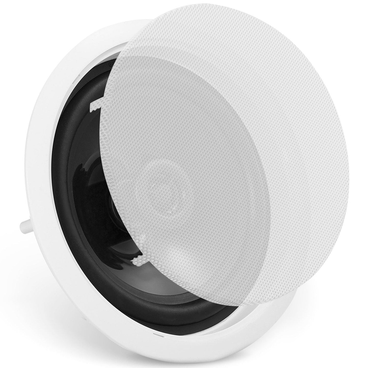 6.5 Inch in Ceiling Speakers, 150-Watts, Flush Mount Ceiling & in-Wall Speakers System with 8ΩImpedance 89dB Sensitivity, for Home Kitchen Living Room Bedroom or Covered Outdoor Porches, Single