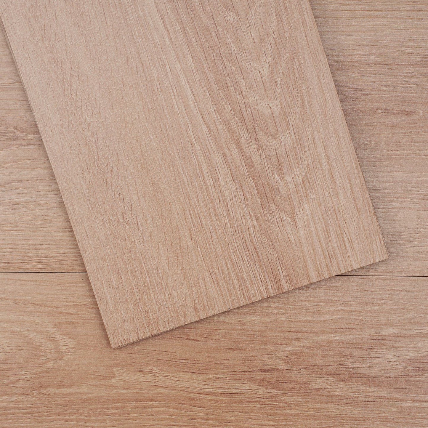 Self Adhesive Vinyl Floor Tiles 36 x 6 inch, 36 Tiles 2.5mm Thick Peel & Stick, Natural Wood Grain DIY Flooring for Kitchen, Dining Room, Bedrooms & Bathrooms, Easy for Home Decor