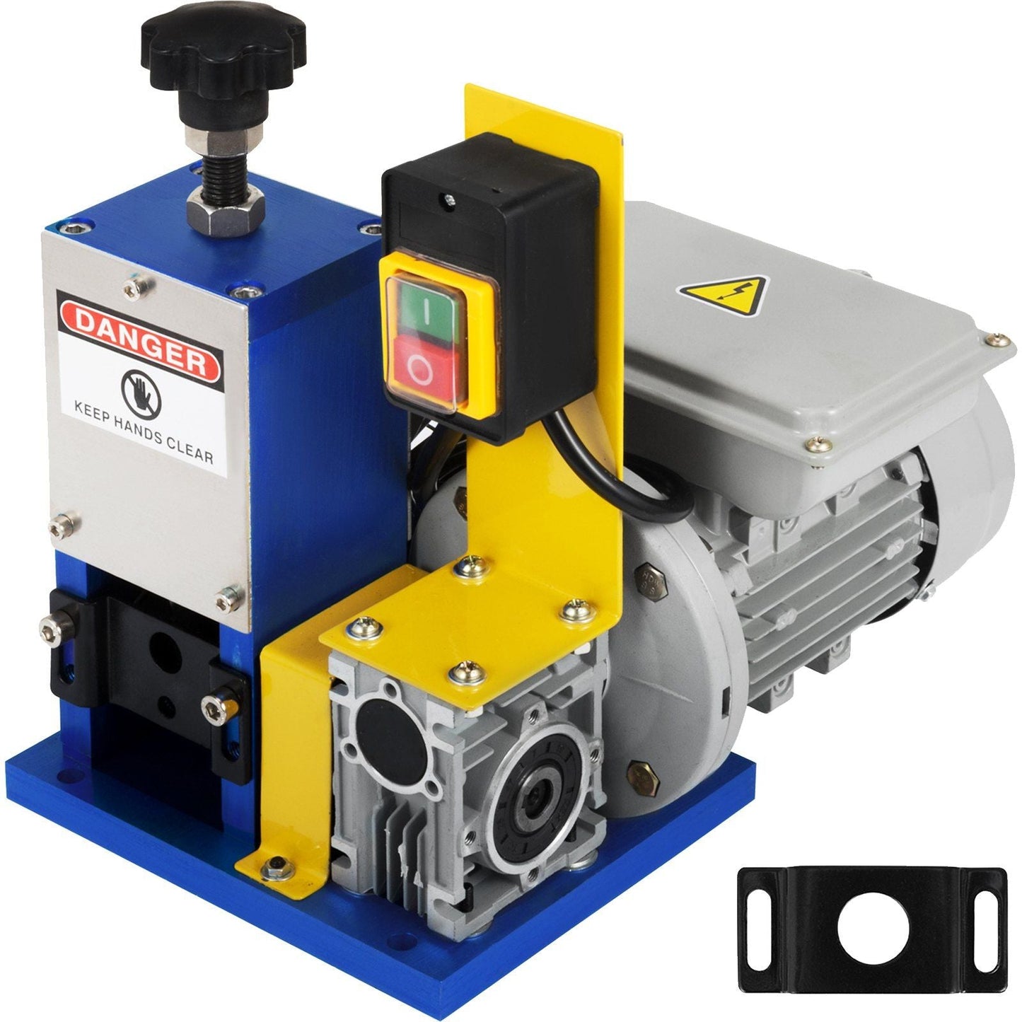 Automatic Electric Wire Stripping Machine 0.05"-0.98",Portable Dark Blue Wire Stripper, Wire Stripping Machine Tool for Scrap Copper Recycling (Dark Blue)