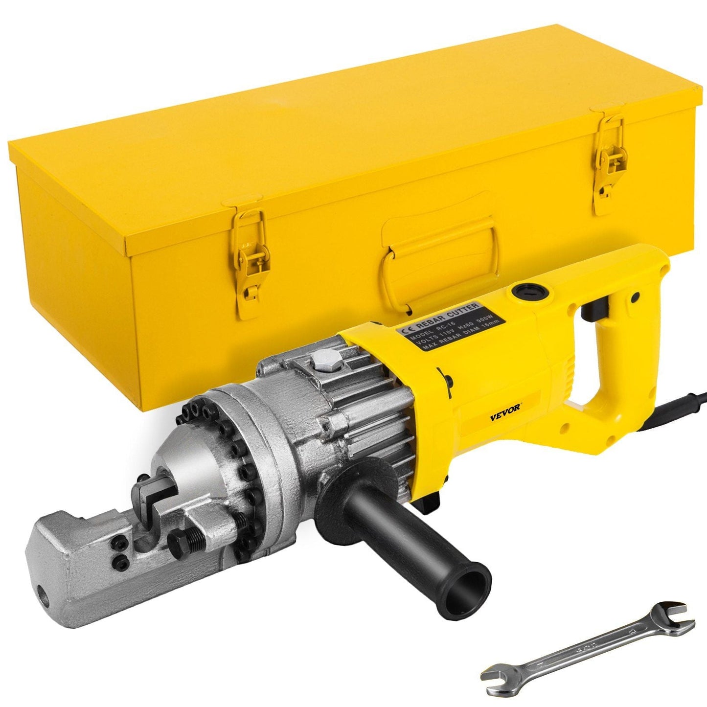 Electric Hydraulic Rebar Cutter, 900W Portable Electric Rebar Cut 5/8" 16mm #5 Rebar within 3 Seconds, 110V