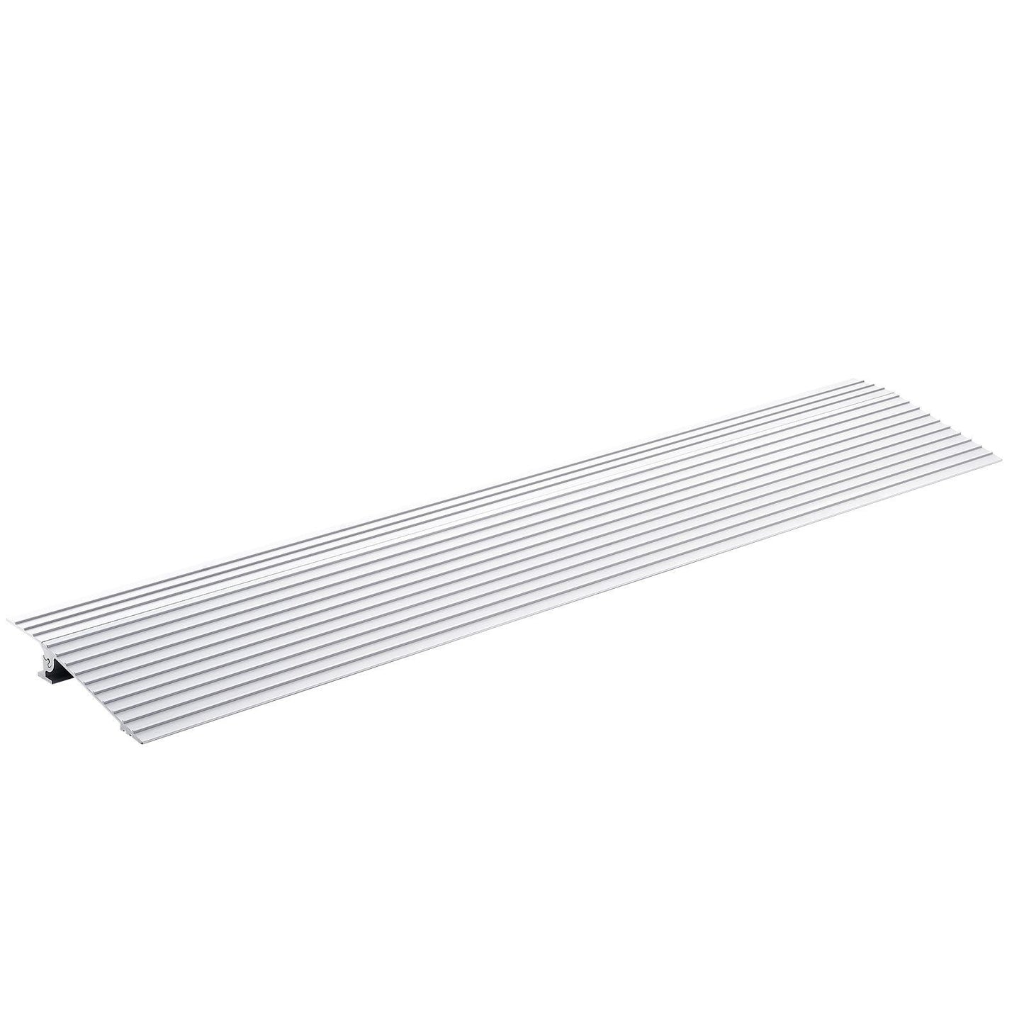 Door Threshold Ramp, 1" Rise, 800 lbs Load Capacity, Door Ramp for Wheelchairs, Aluminum Threshold Ramp for Doorways, Adjustable Modular Threshold Ramp for Wheelchairs, Scooters, Power Chairs