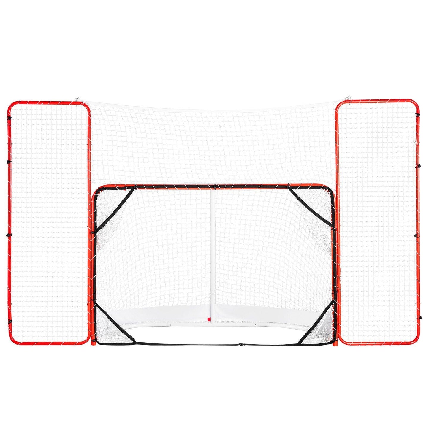 Hockey Goal with Backstop and Targets Street Outdoor Steel Hockey Net 72"