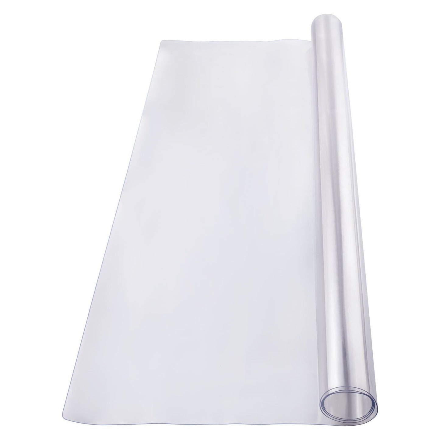 PVC Table Protector 48x48 Inch Clear Plastic Desk Protector 1.5mm Thick
