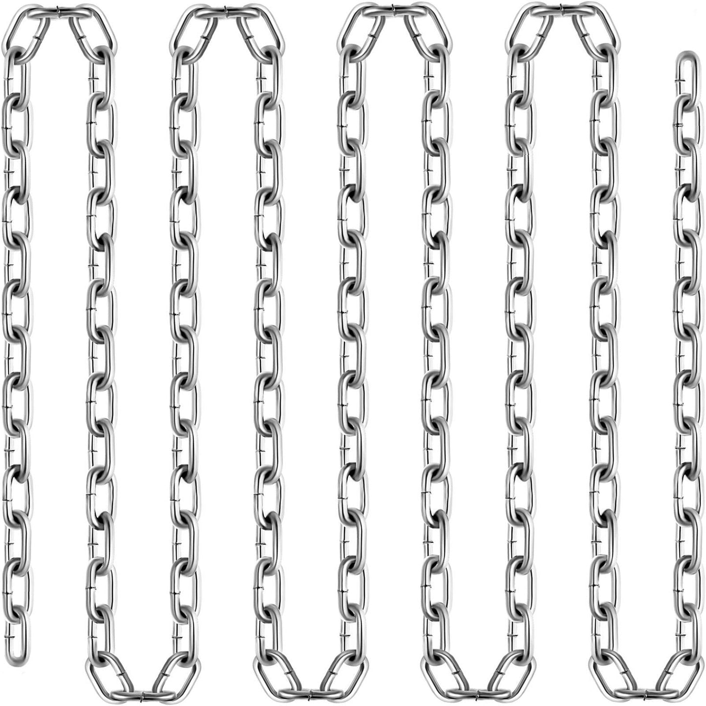Grade 30 Chain 3/16 Inch by 100Ft Length Grade 30 Proof Coil Chain Zinc Plated Grade 30 Chain for Towing Logging Agriculture and Guard Rails