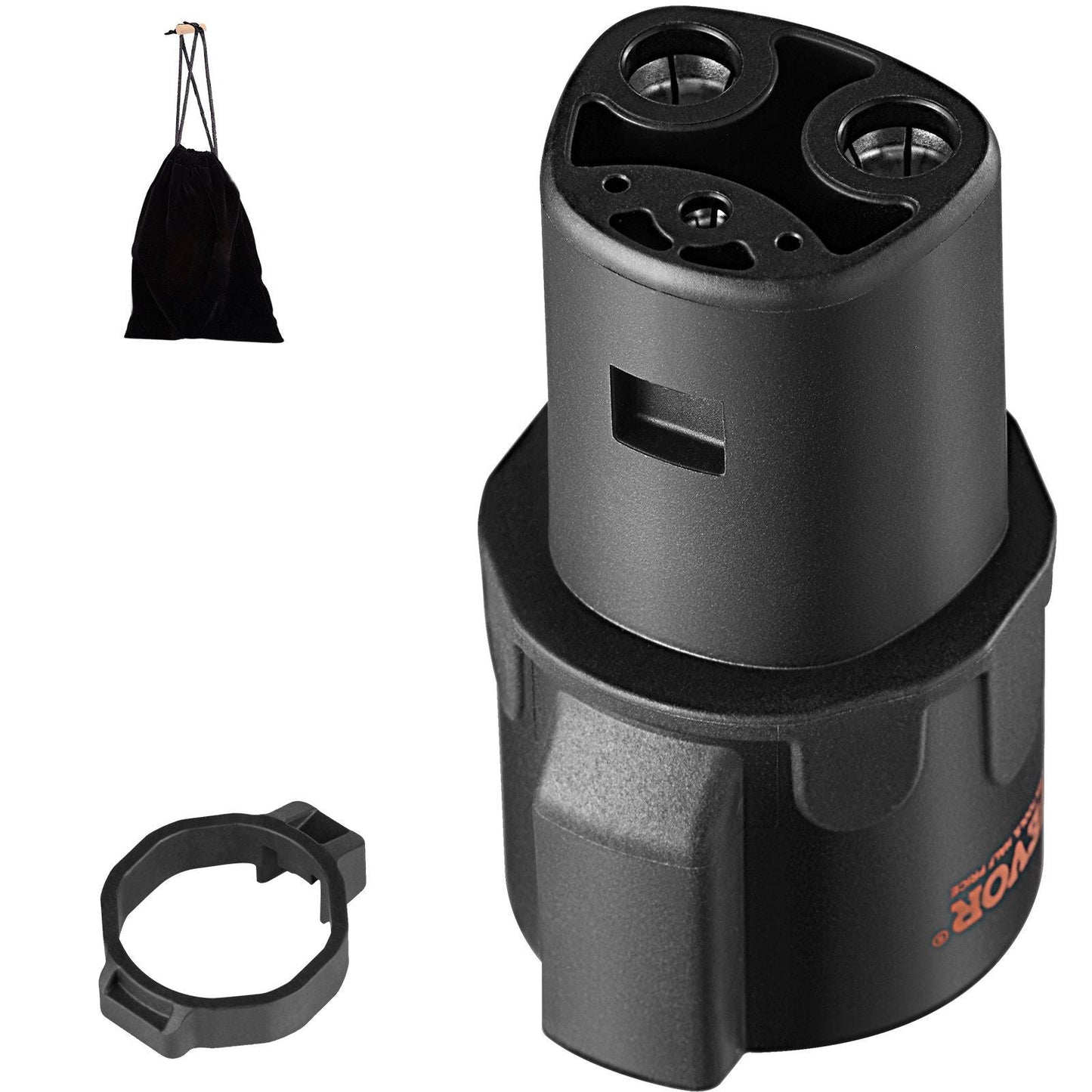 J1772 to Tesla Charger Adapter, 80 Amp 240V AC, SAE J1772 EV Charging Adapter to Tesla Plug, IP65 Tested to UL Standards Material, Compatible with Tesla Model 3, Y, S, X