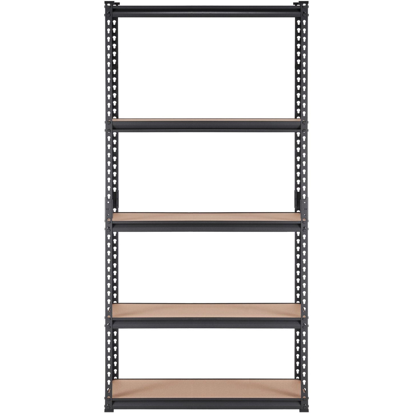 Storage Shelving Unit, 5-Tier Adjustable, 2000 lbs Capacity, Heavy Duty Garage Shelves Metal Organizer Utility Rack, Black, 36" L x 18" W x 72" H for Kitchen Pantry Basement Bathroom Laundry