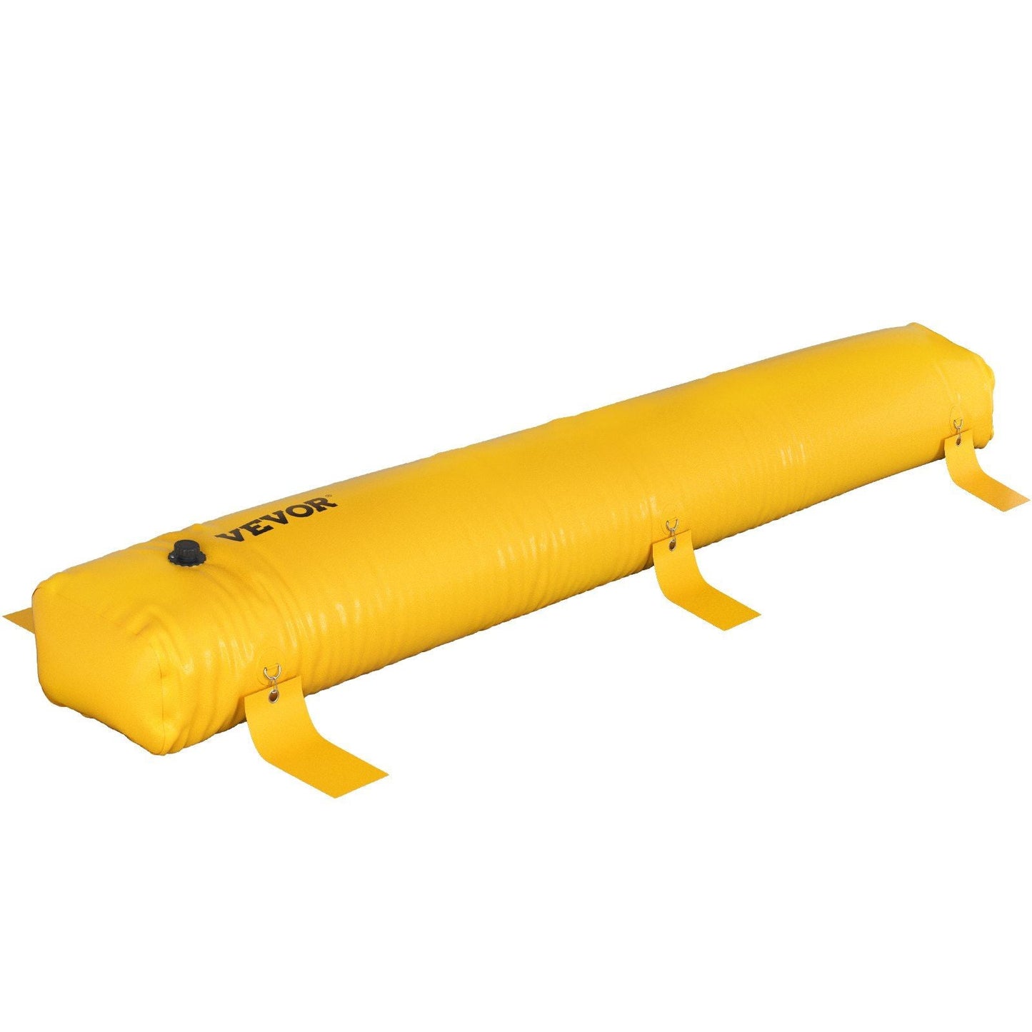 Flood Barrier, 12 ft Length x 12 in Height Sandbag Alternative, Water Barrier for Flooding with Great Waterproof Effect, Reusable PVC Water Diversion Tubes, Flood Barriers for Home, Door, Garage