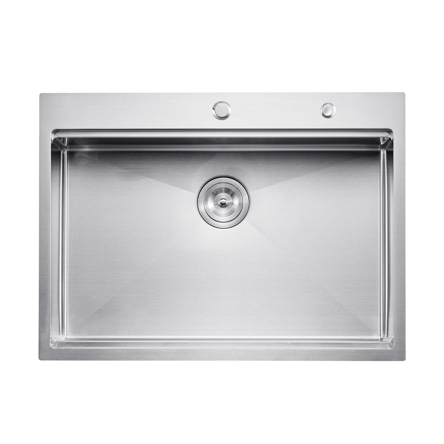 30" Kitchen Sink Top Mount Single Bowl Drop-In Basin Stainless Steel Bar