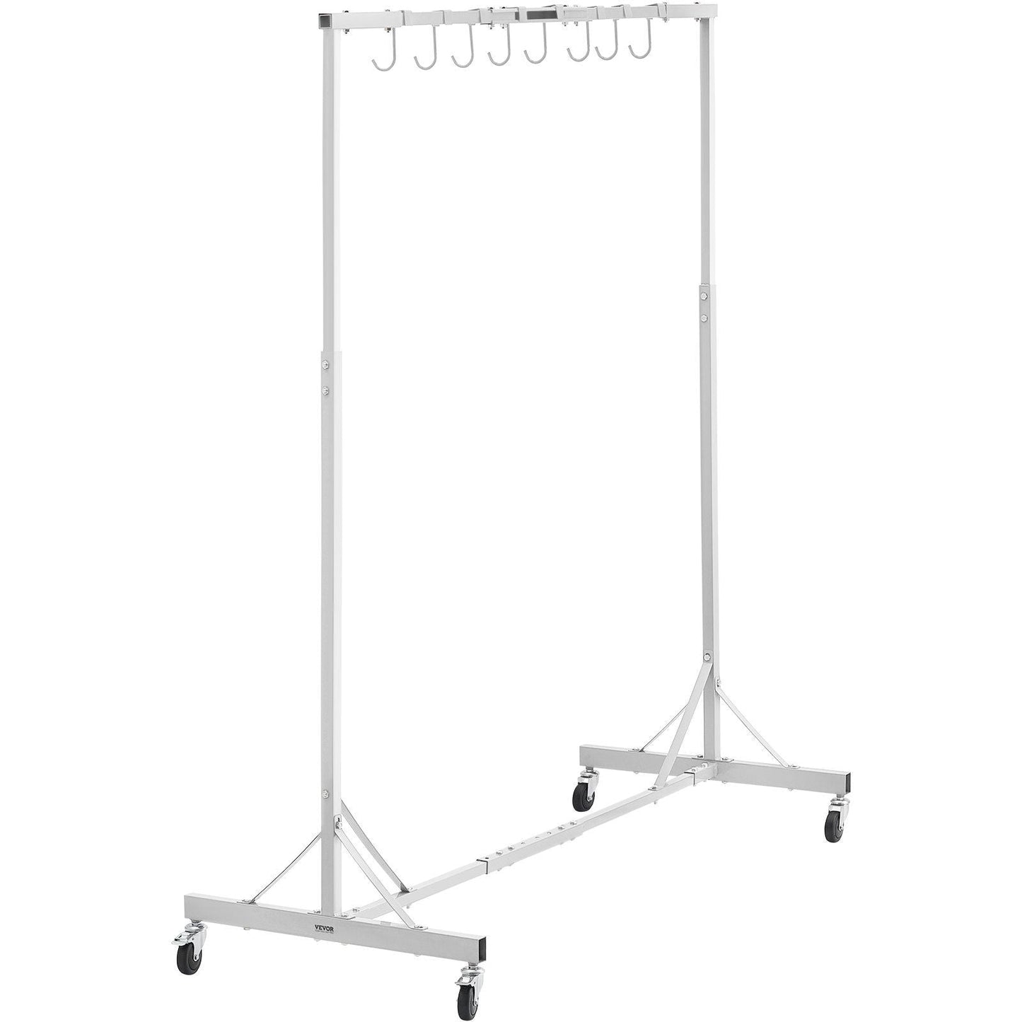 Newly Upgraded!Painting Rack Adjustable Paint Hanger 8 Hooks Auto Body Painting Stand
