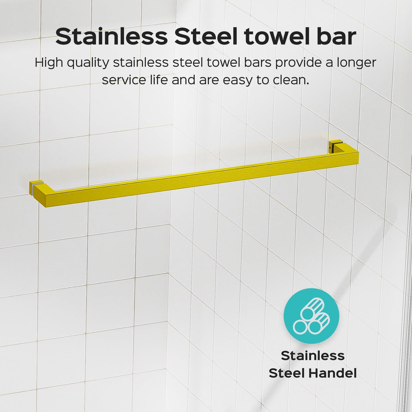 56-60 Inches x 76 Inches Frameless Double Sliding Shower Door