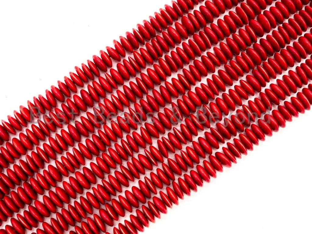 AB Red Natural Mother of Pearl beads,4x12mm Pearl Saucer beads, Loose Saucer Smooth Pearl Shell Beads, 16inch strand, SKU#T81