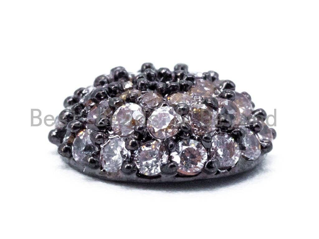 CZ Micro Pave Tassel Cap/Round Beads Cap, 3x8mm, sku#C33