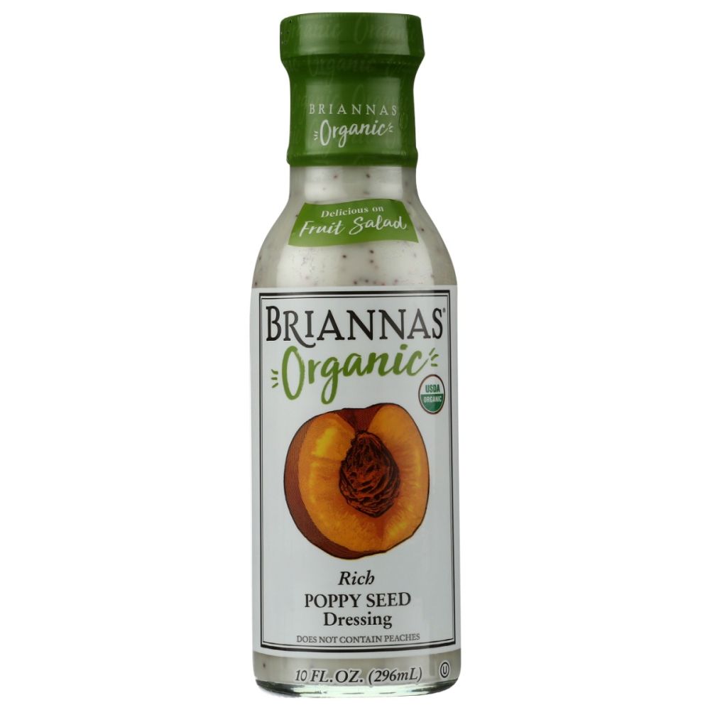 BRIANNAS: Organic Rich Poppy Seed Dressing, 10 oz
