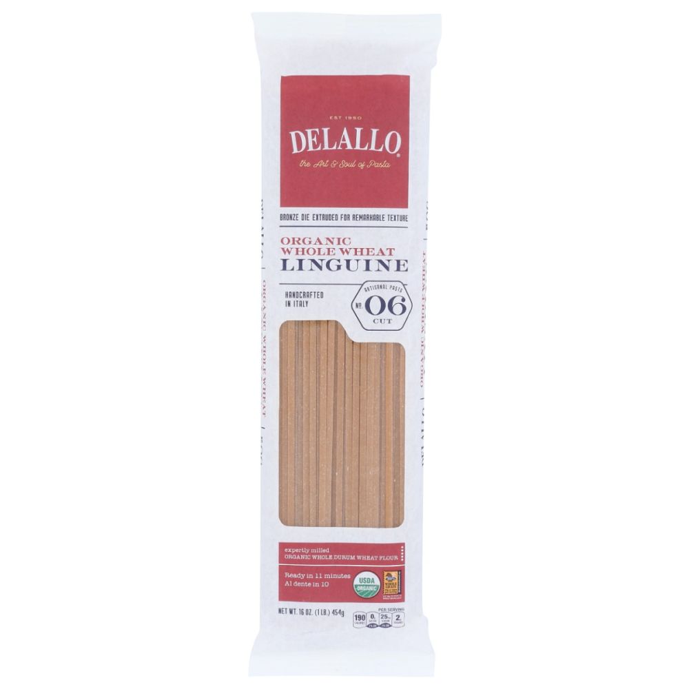 DELALLO: Whole Wheat Linguine, 16 oz