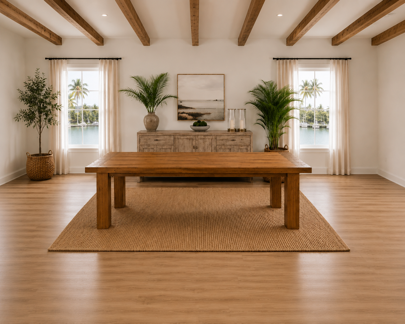 Recycled Teak Dining Table 79" x 36"