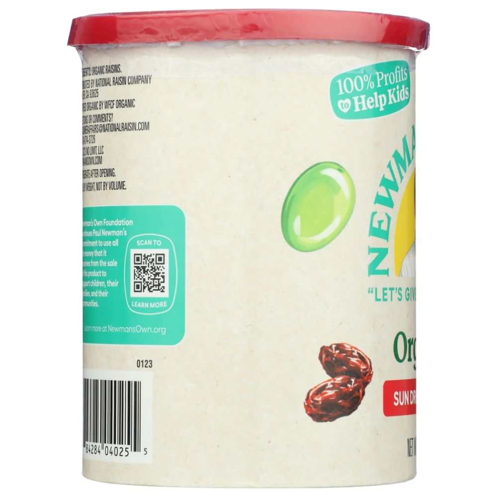NEWMANS OWN ORGANIC: Organic Sun Dried Raisins Can, 15 oz