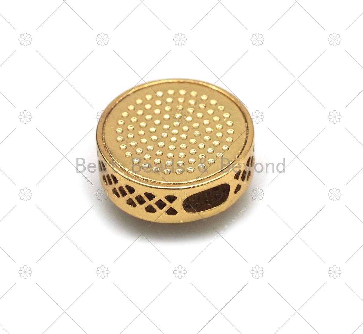 CZ Flower Spacer Beads, Sku#LK557