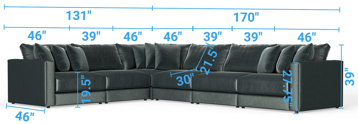 Remington - Modular Sofa - Pine