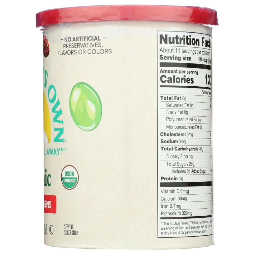 NEWMANS OWN ORGANIC: Organic Sun Dried Raisins Can, 15 oz