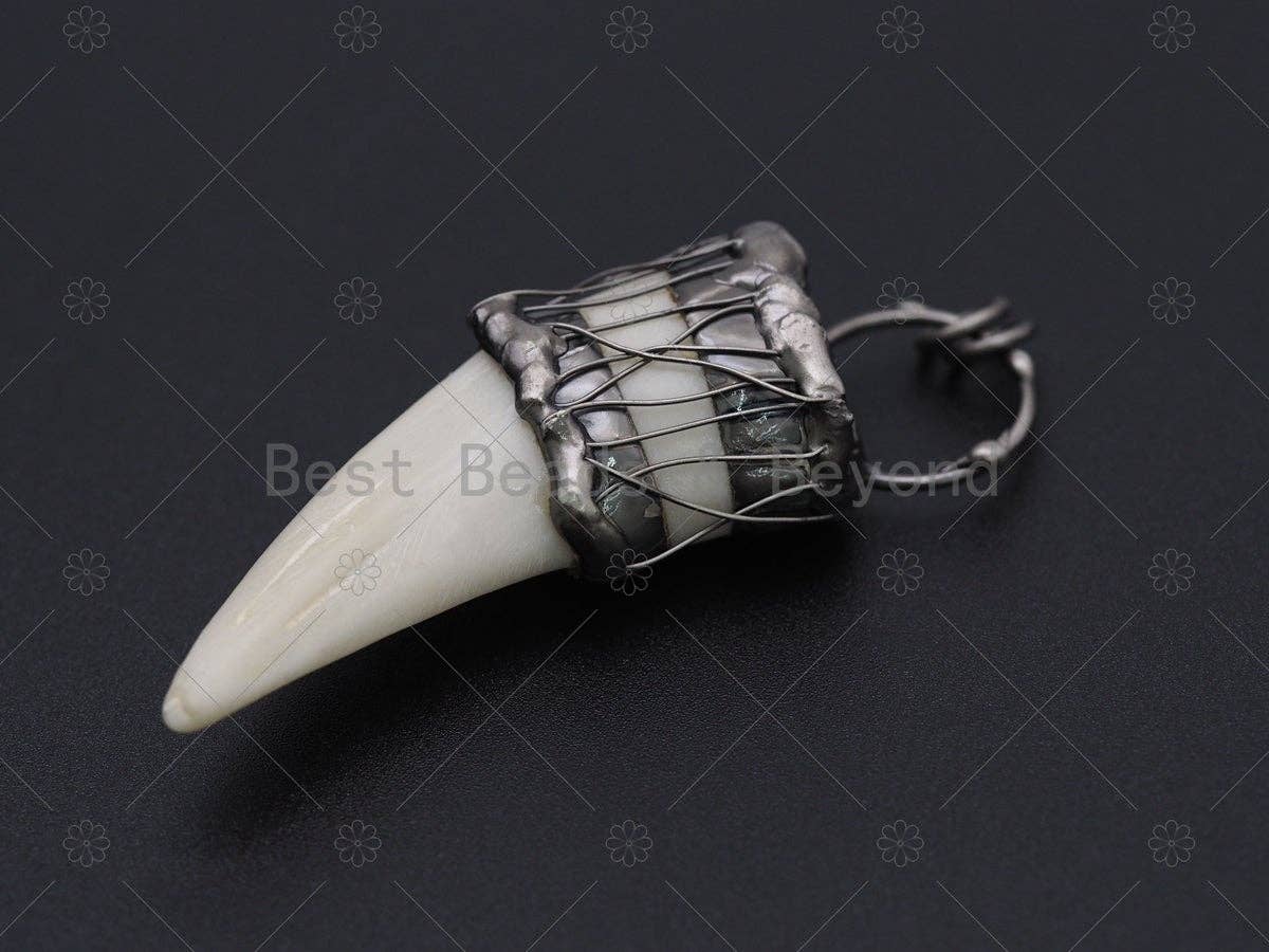 New!!! Cow Horn Shape Pendant, Sku#YT14