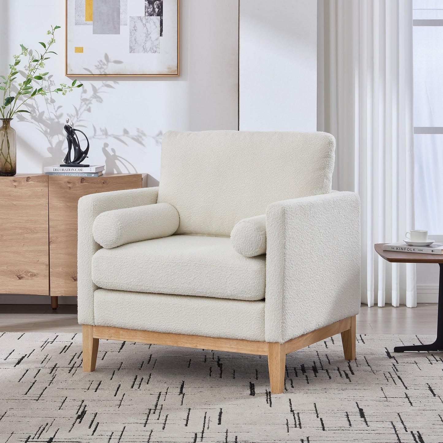 Modern Farmhouse Performance Accent Chair