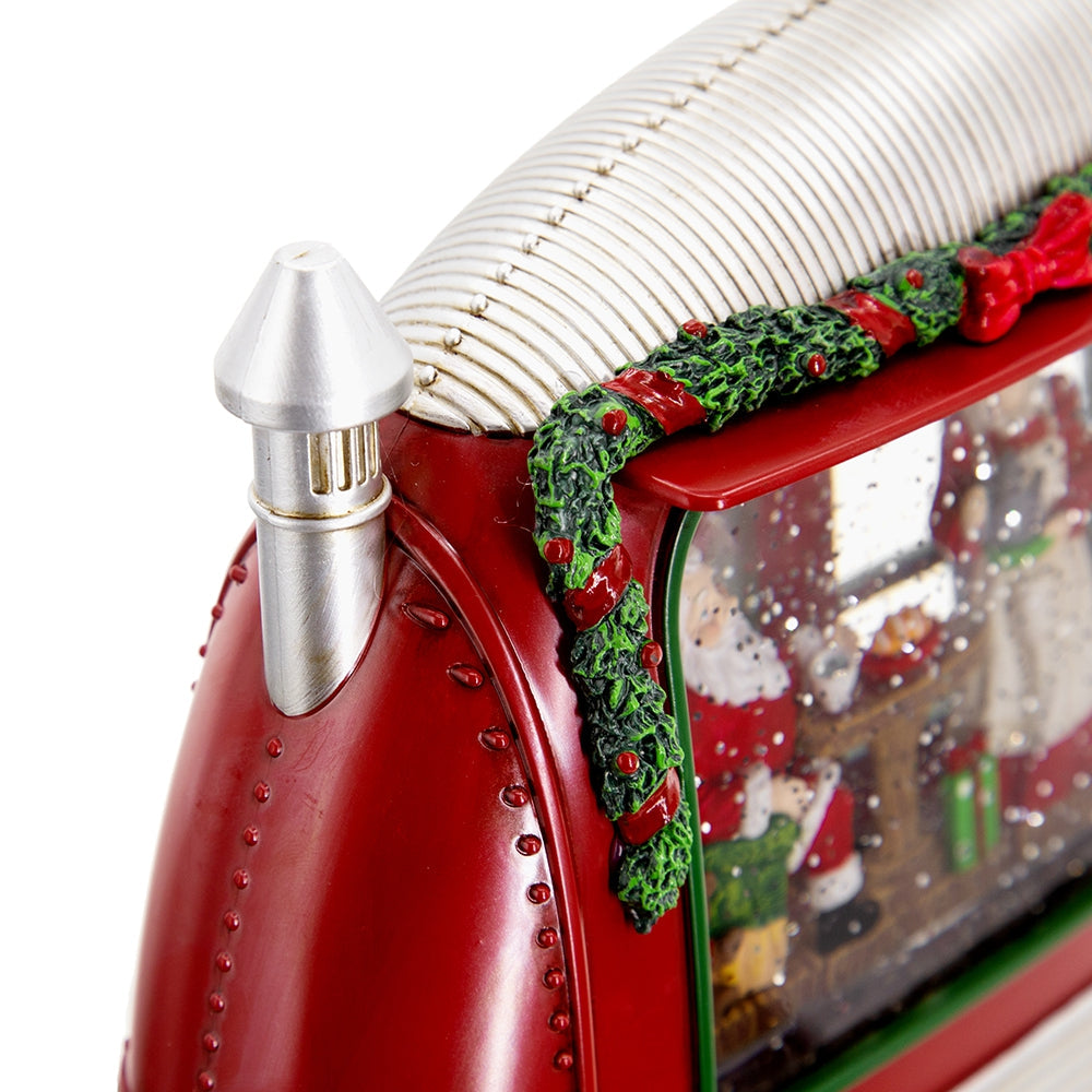 Christmas Plastic/Rsin Camper with Mr & Mrs Santa