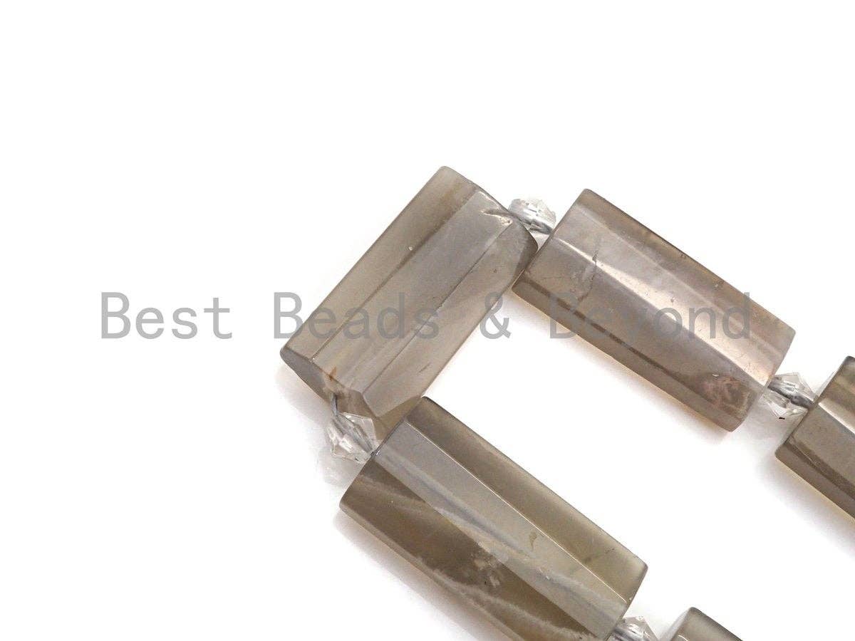 High Quality Natural Black Moonstone Pillow Shape Beads, Natural Moonstone beads, 13x26mm, sku#U680