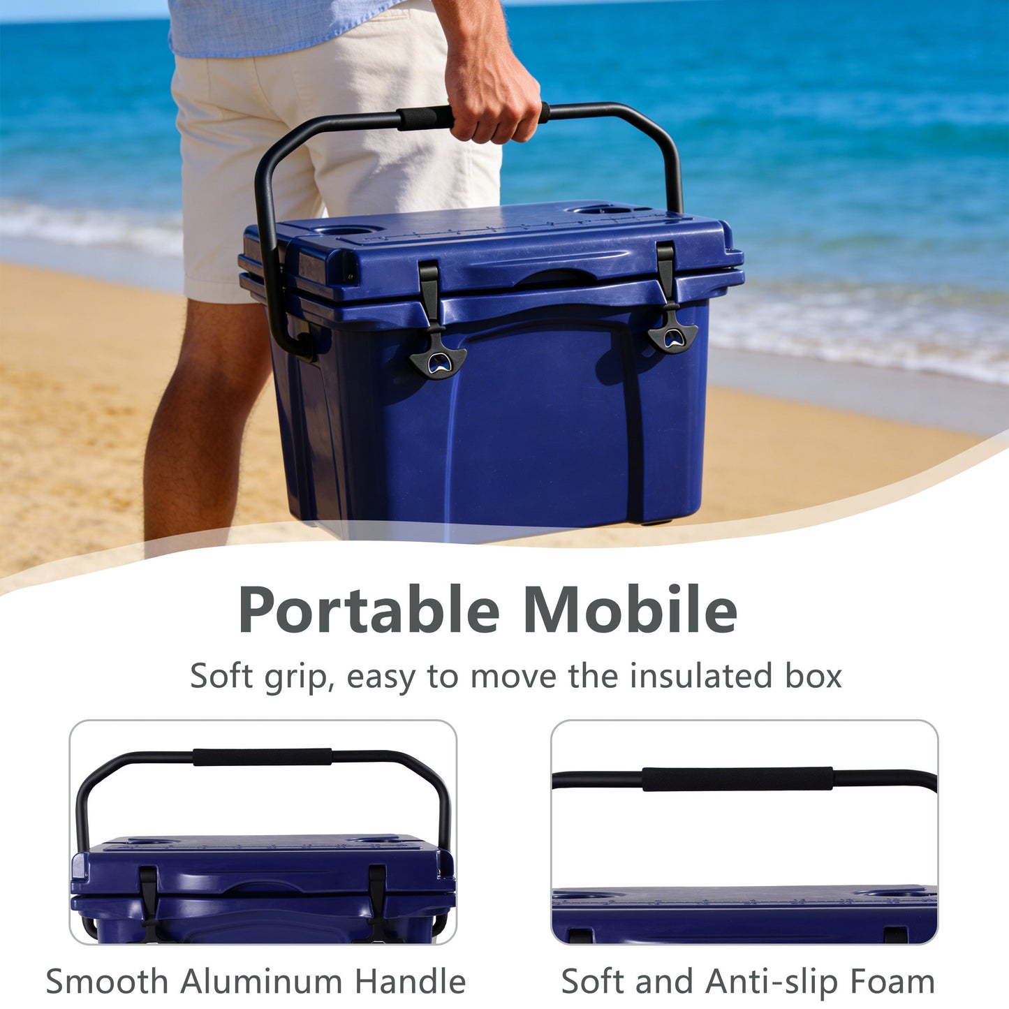 25QT Portable Insulated Cooler