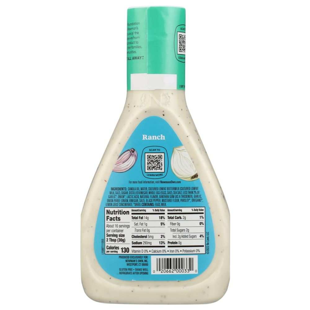 NEWMANS OWN Ranch Dressing, 16 oz